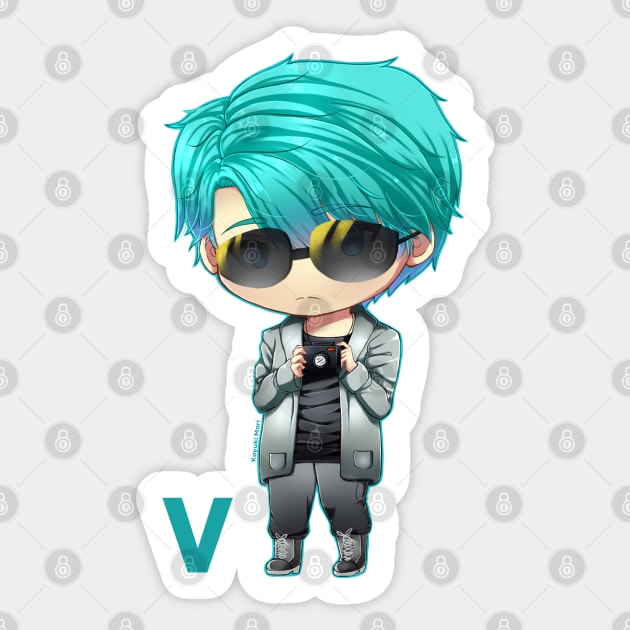 Mystic Messenger: Chibi V Sticker by KoyukiMori